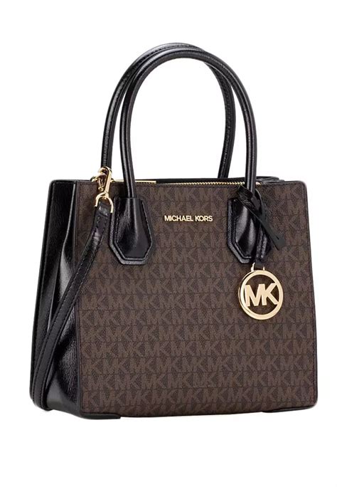 michael kors mercer medium messenger crossbody|Michael Kors small Messenger bag.